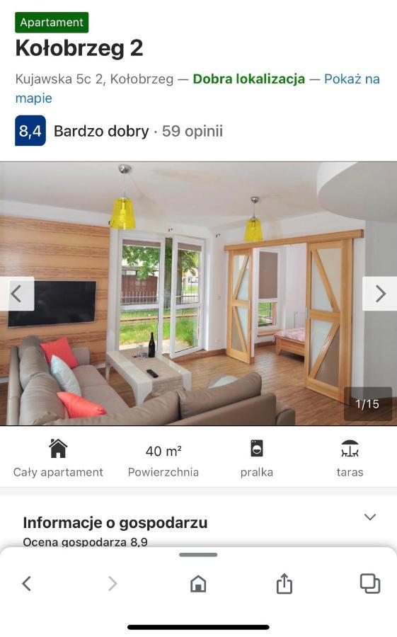 Malva Sun Dog Friendly Apartment With Garden Колобжег Экстерьер фото